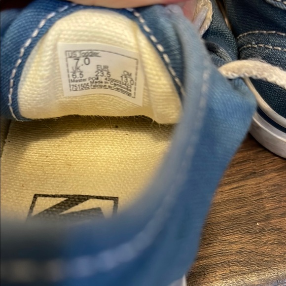 Vans Kids Blue Sneakers - Picture 3 of 6